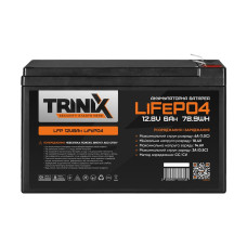 Аккумуляторная батарея литий-железо-фосфатная 12.8В 6А*ч Trinix 12V6Ah LiFePO4