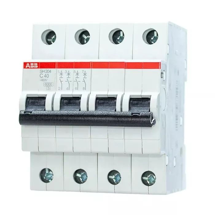 Автоматичний вимикач ABB SH204-C 40 С, 6kA, 40A, 4P