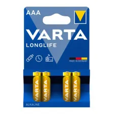 Батарейка Varta Longlife LR3, AAA (цена за 4 шт)
