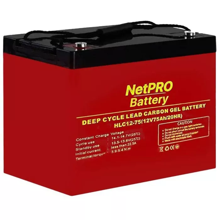 Акумуляторна батарея NetProHLC12-75 12V75Ah