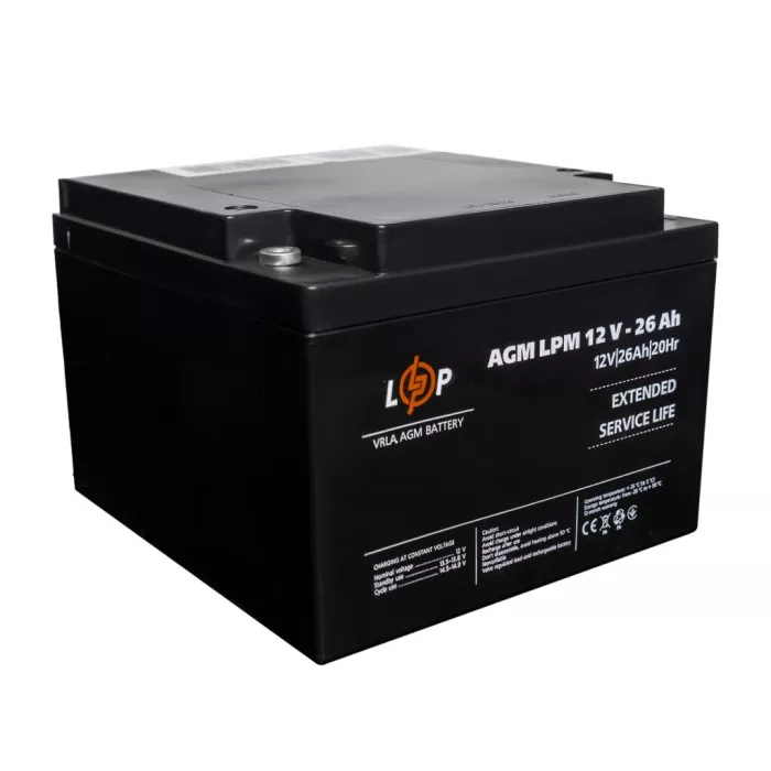 Аккумуляторная батарея LogicPower LPM12-26AH M5