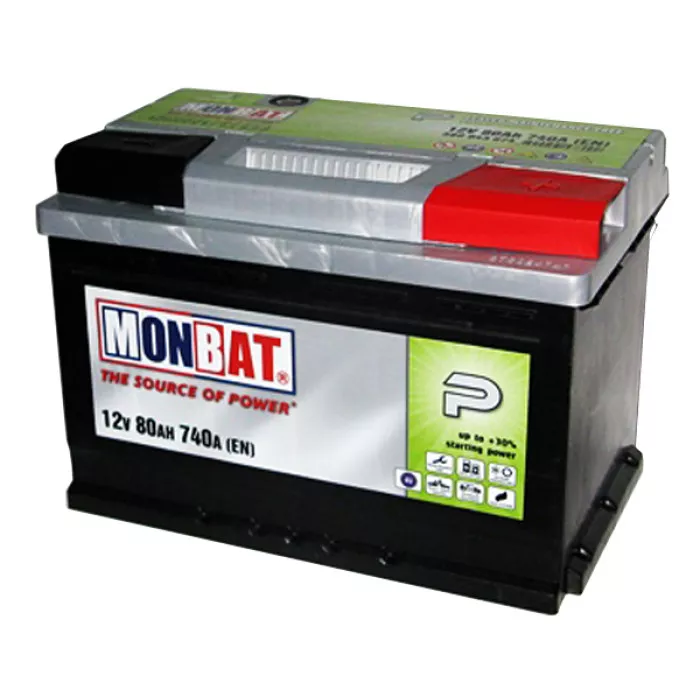 Аккумулятор стартерный MONBAT 6СТ-80 580 70 04 SMF R+