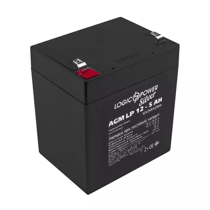 Герметична свинцево-кислотна акумуляторна батарея LOGICPOWER LP12-5AH