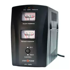 Релейные однофазные стабилизаторы напряжения LOGICPOWER LPH-500RV PLASTIC