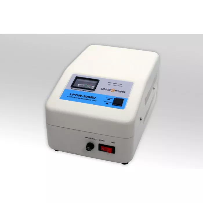 Релейный однофазный стабилизатор напряжения LOGICPOWER LPT-W-500RV