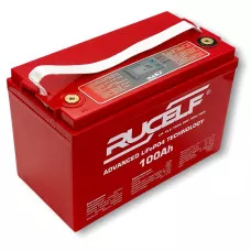 Акумуляторна батарея RUCELF LIP-12.8 100Ah BMS 100A DISPLAY