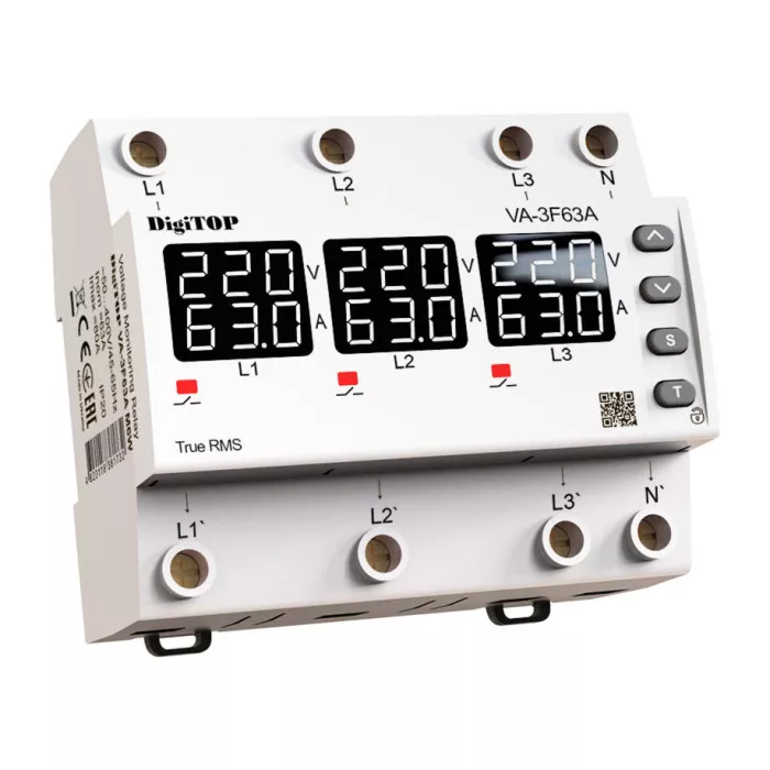 Реле напруги DigiTOP VA-3F40A M6W