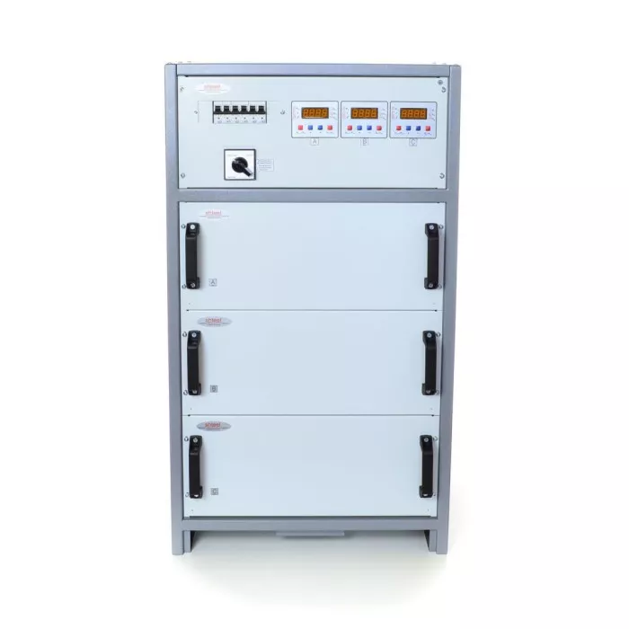 Стабилизатор напряжения RETA ННСТ-3х17 SHTEEL 80А*3Ph Стабилизатор напряжения RETA ННСТ-3х17 SHTEEL 80А*3Ph