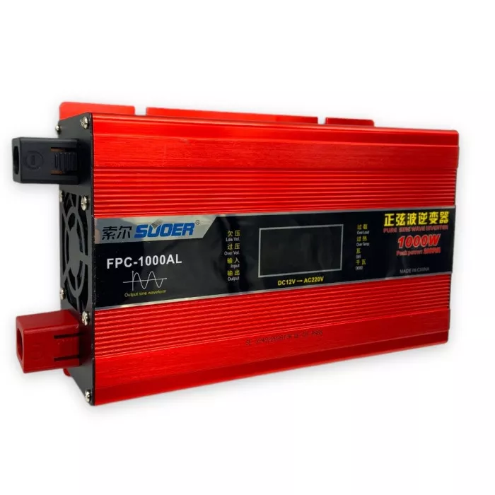Інвертор 12-220В SUOER FPC-1000AL Інвертор 12-220В SUOER FPC-1000AL