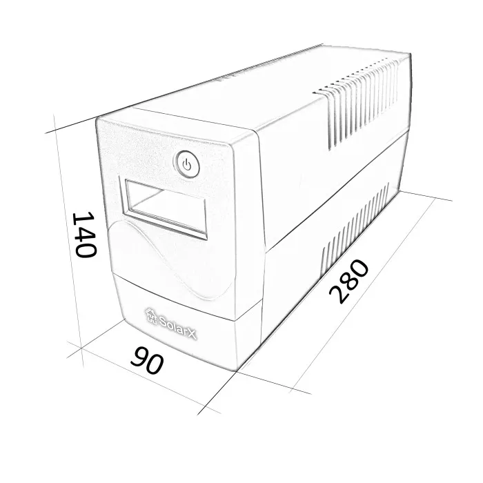 Джерело бесперебійного живлення SolarX SX-LB850