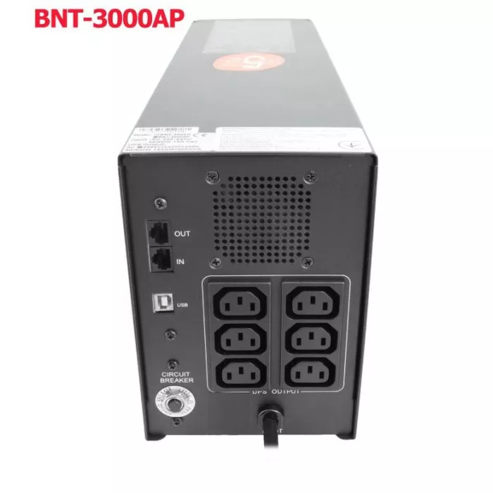 Источник бесперебойного питания Powercom BNT-3000AP (IEC), USB