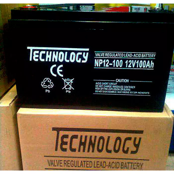 Герметичные аккумуляторные батареи TECHNOLOGY NP12-100