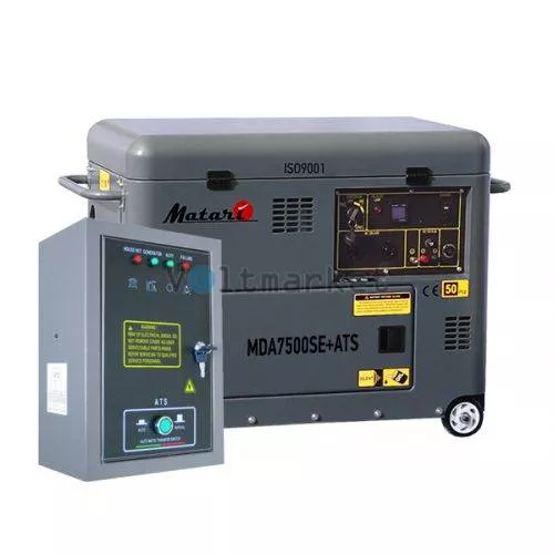 Дизельний генератор Matari MDA 7500SE ATS