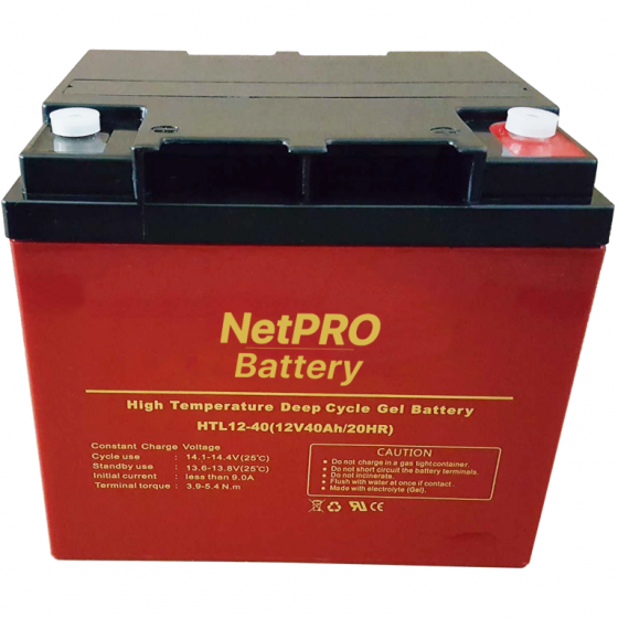 Аккумуляторная батарея NetPRO HTL12-40 12V40AH
