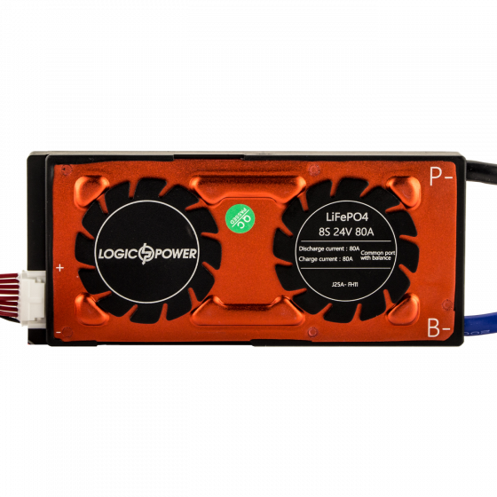 BMS-контроллер LogicPower BMS LiFePO4 24V 8S 80-80
