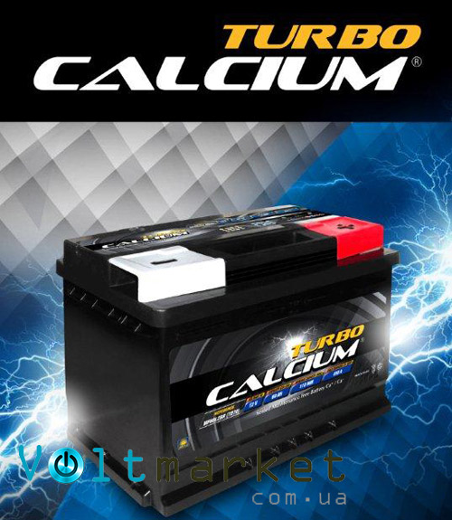 Автомобильная стартерная батарея TURBO CALCIUM 