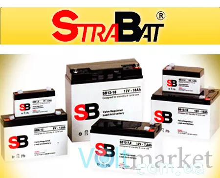 Аккумуляторные свинцово-кислотные батареи StraBat SB 12-18
