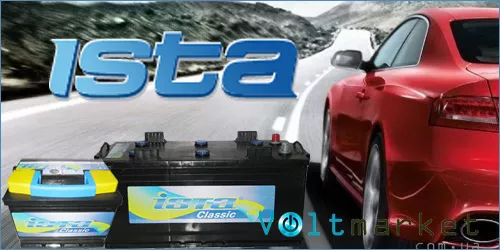 Стартерные автомобильные аккумуляторы ISTA класса «Стандарт»