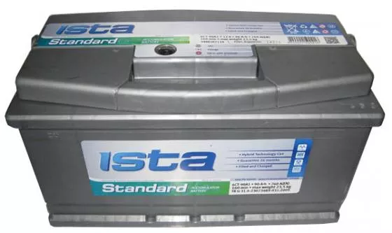 Аккумуляторная батарея ISTA Standard 6СТ-90 A1 590 04 02 L+