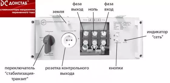 Электронный однофазный стабилизатор напряжения Донстаб СНПТО-18