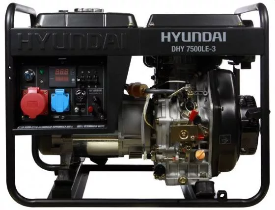 Дизельный генератор Hyundai DHY7500LE-3