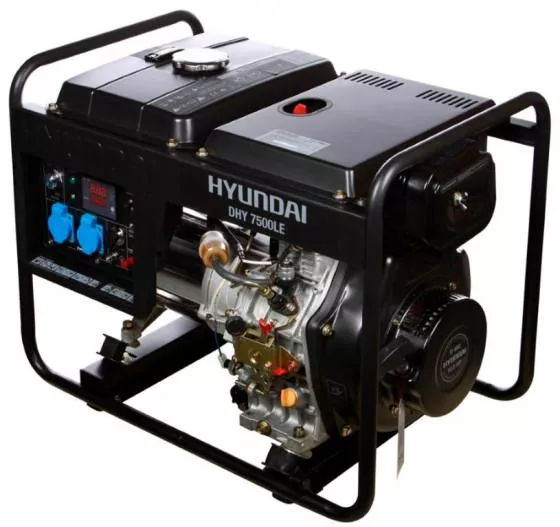 Дизельный генератор Hyundai DHY7500LE