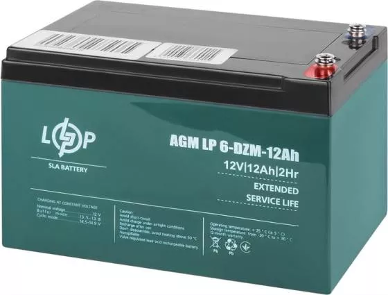 Акумуляторна батарея LogicPower LP 6-DZM-12M5