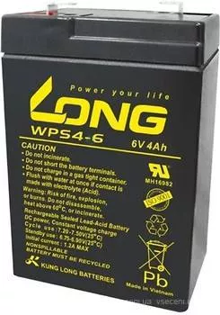 Аккумуляторная батарея Kung Long WPS 4-6