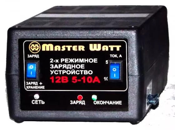 Автоматическое зарядное устройство MASTER WATT АЗУ 5-10А 12В