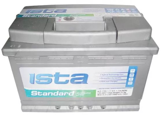 Аккумуляторная батарея ISTA Standard 6СТ-66 A1 566 04 02 L+