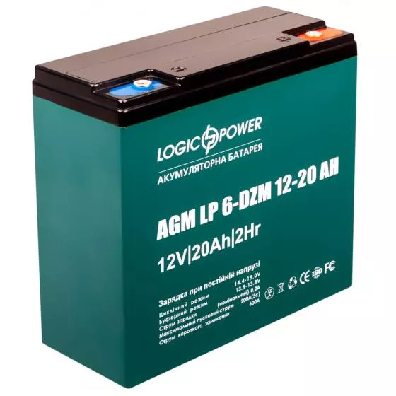 Тяговый аккумулятор LogicPower LP 6-DZM-20