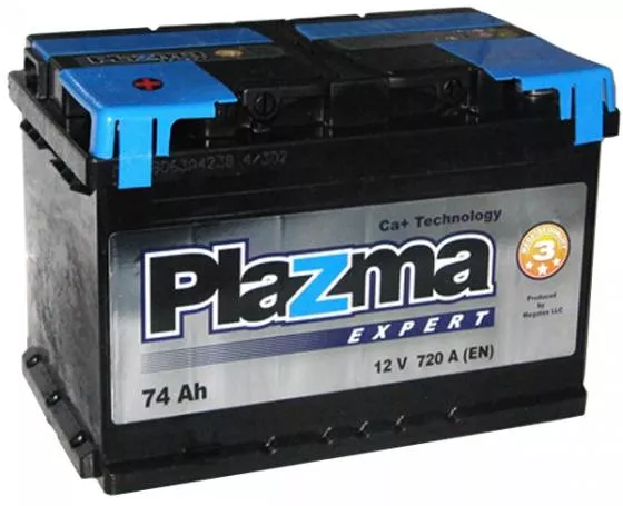 Аккумулятор стартерный Plazma EXPERT 6СТ-74 574 63 02 L+