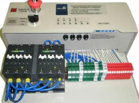 Контроллер автоматического ввода резервного питания Porto Franco АВР313-65ЛЕ