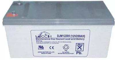 Аккумуляторная герметизированная свинцово-кислотная батарея LEOCH DJM 12200