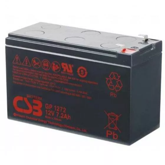Аккумуляторная батарея CSB GP1272F2 12V7,2Ah 