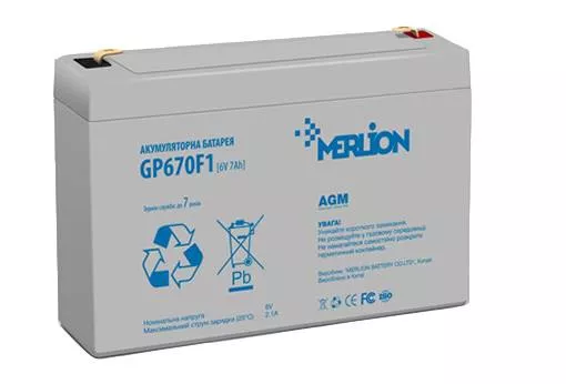 Аккумуляторная батарея Merlion GP670F1