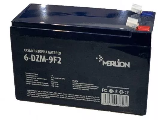 Аккумуляторная батарея Merlion 6-DZM-9 12V 9Ah