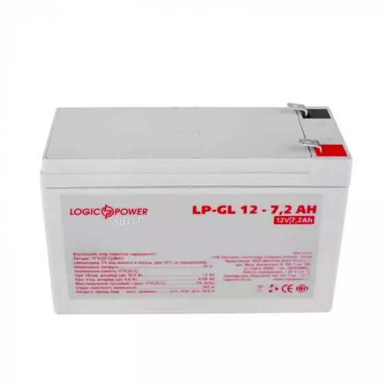 Гелевые аккумуляторные батареи LOGICPOWER LP-GL 12V 7.2AH