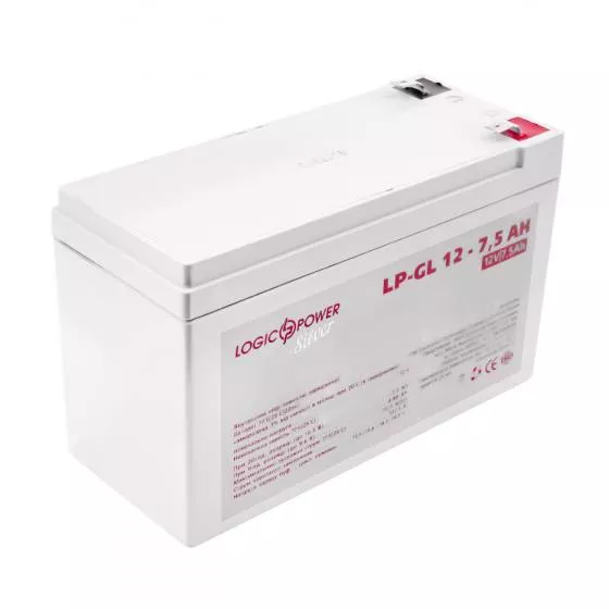 Гелевые аккумуляторные батареи LOGICPOWER LP-GL 12V  7.5AH