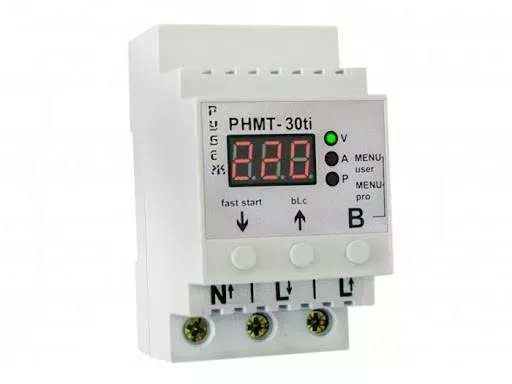 Реле контроля напряжения, мощности и тока Рубеж РНМТ-30ti