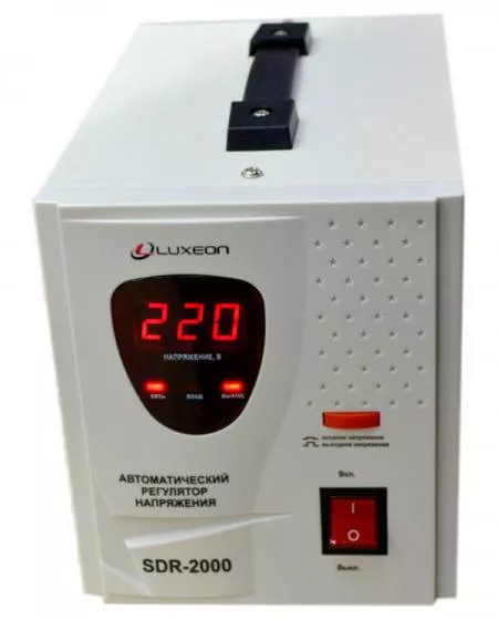 Релейный однофазный стабилизатор напряжения LUXEON SDR-2000
