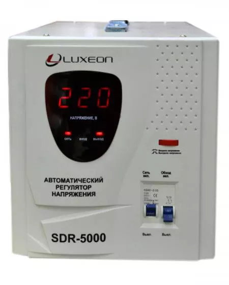 Релейний однофазний стабілізатор напруги LUXEON SDR-5000