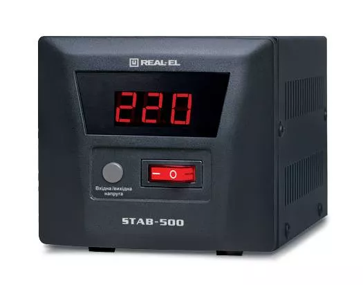 Стабилизатор напряжения REAL-EL STAB-500