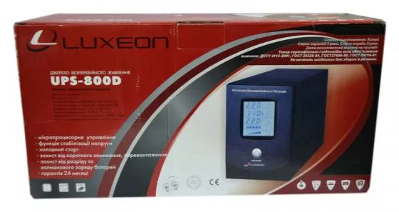Источник бесперебойного питания LUXEON UPS-800D