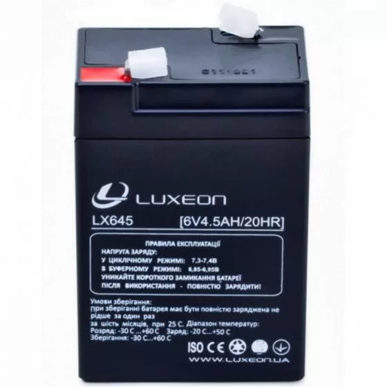 Аккумуляторная батарея LUXEON LX6-4.5