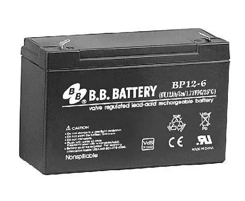 Аккумуляторная батарея B.B. Battery BP12V-6/T1