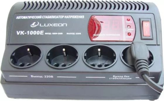 Стабилизатор напряжения LUXEON VK-1000 E