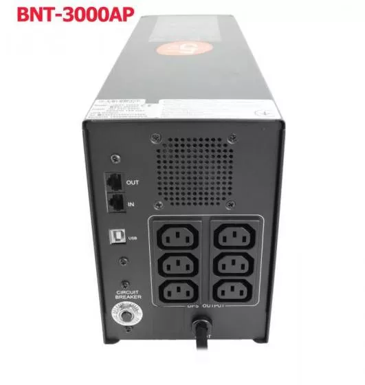 Источник бесперебойного питания Powercom BNT-3000AP (IEC), USB