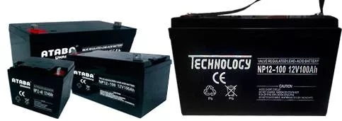 Герметичные свинцово-кислотные аккумуляторные батареи TECHNOLOGY NP12-100 GEL