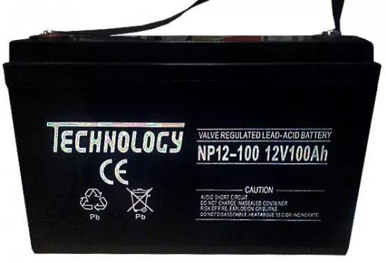 Герметичные аккумуляторные батареи TECHNOLOGY NP12-100